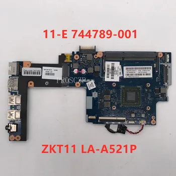 

For PAVILION 11-E 11-E1 Laptop motherboard 744789-001 744789-501 744789-601 A4-5210 ZKT11 LA-A521P 100% working well