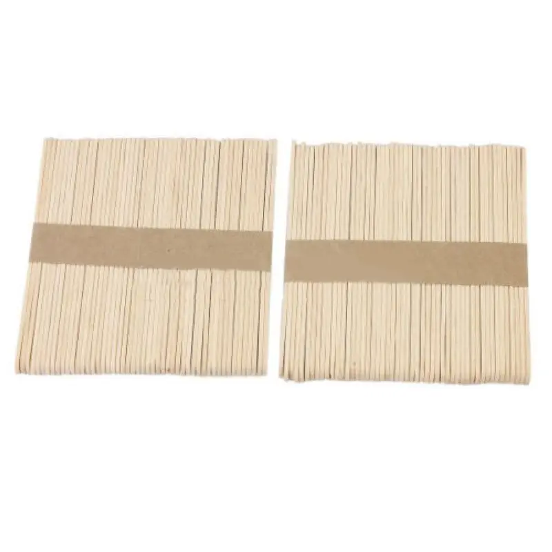Shellhard 100x Disposable Waxing Wooden Tongue Depressor Body Hair Removal Stick Tongue Depressor