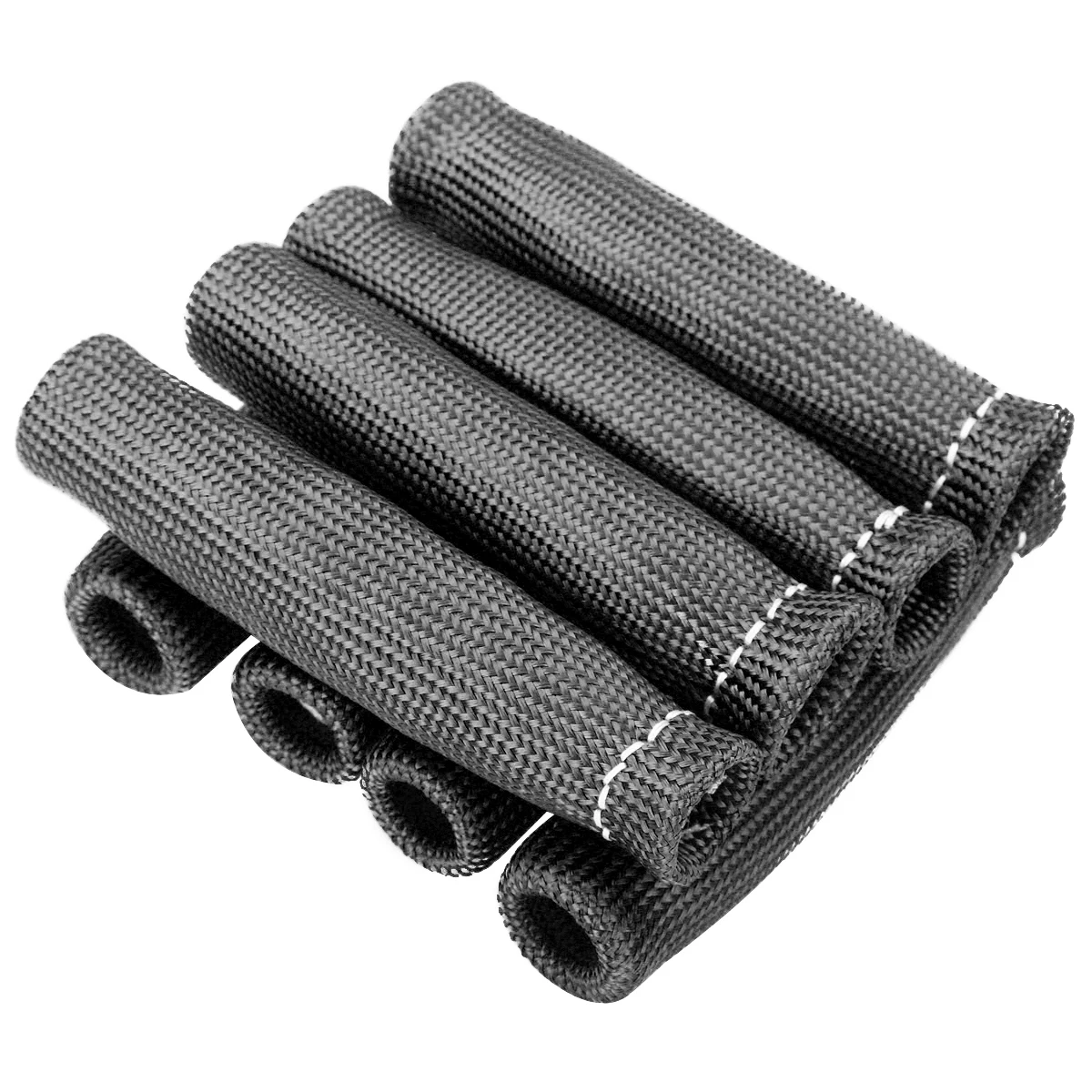 8pcs 2500 degree F Spark Plug Wire Boot Protector Sleeve Heat Shield Cover Black Universal For GM Chevy GMC OLDS CADILLAC