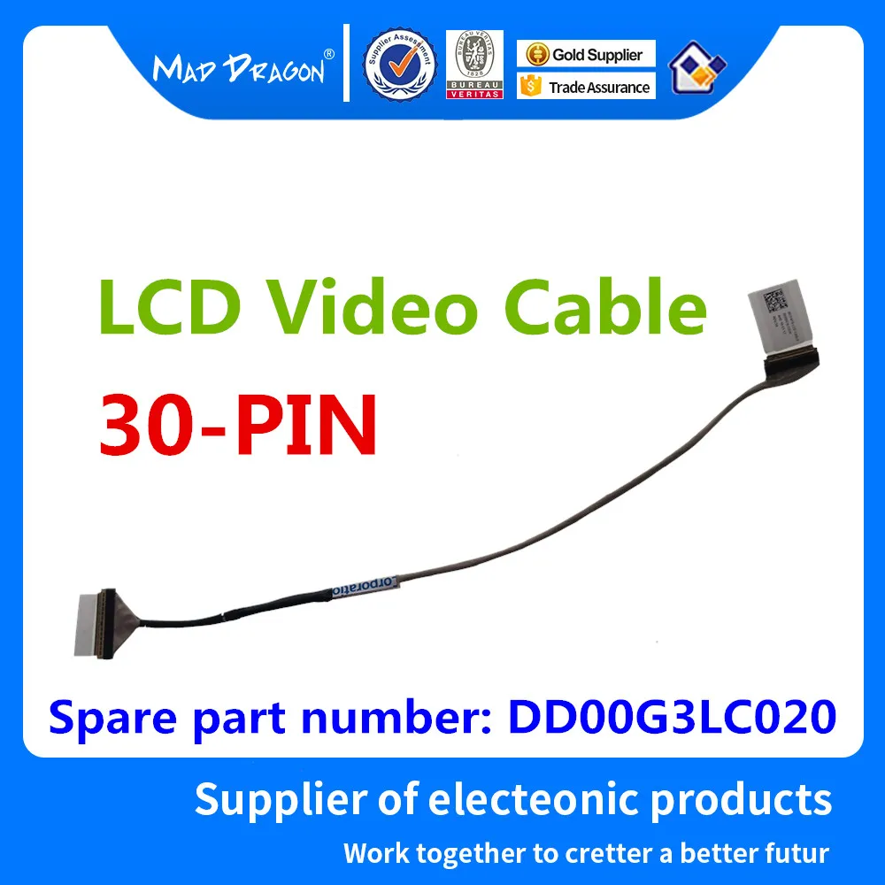 

Новый оригинальный ЖК-видеокабель LVDS для ноутбука HP Chromebook 14-DB серии 14-DB0023DX, видеокабель для ЖК-дисплея L14330-001 DD00G3LC020