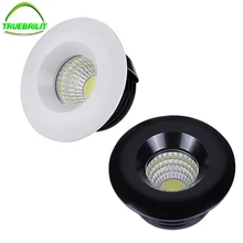 LED Downlights Round COB Mini Spot Recessed Dimmable Down Lamp for Cabinet 110V 220V Home Lights for showcase Driver Included
