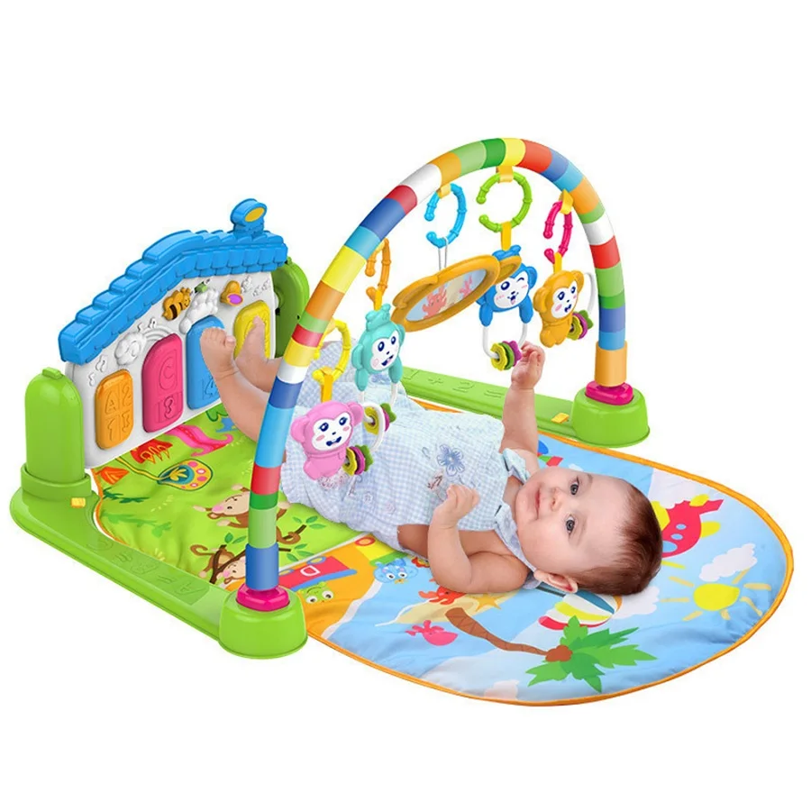 crianças brinquedos caixa bebê recipiente com loja de brinquedos chocalhos  jogos almofada ,piano teclado conjunto ilustração 28174381 PNG