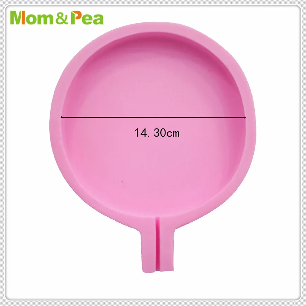 MPA1910-2 для мамы и гороха, большая круглая силиконовая форма для леденца, украшение торта, помадка, 3D форма для торта, пищевая форма - Цвет: MPA1911
