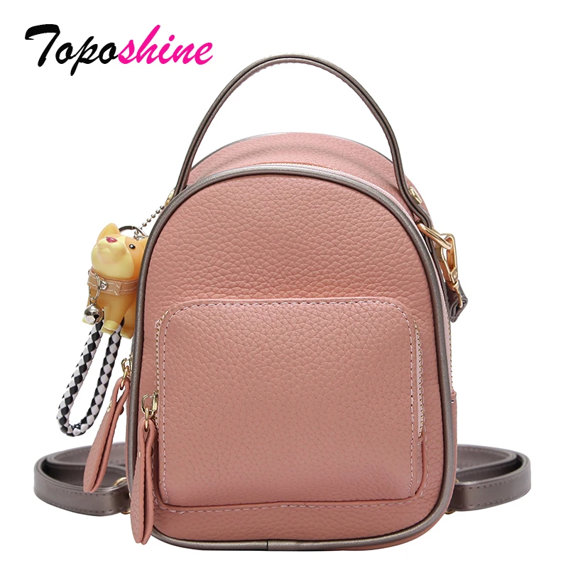 

New Korean Version of the Spring Simple Bag Female Fashion Wild Backpack Personalized Solid Color Shoulder Bag Tide