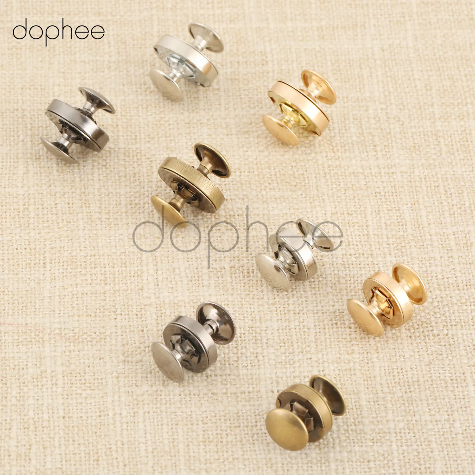 Dophee 10 шт. 14/18 мм Магнитные защелки стандартные крепления пряжки сделай сам для