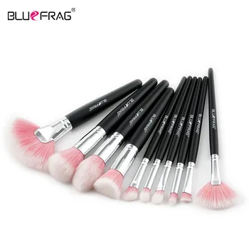 

BLUEFRAG Pro Makeup Brushes Set 10Pcs Maquiagem Foundation Power Eye shadow Blending Contour Highlight Cosmetic Beauty Tool Kits