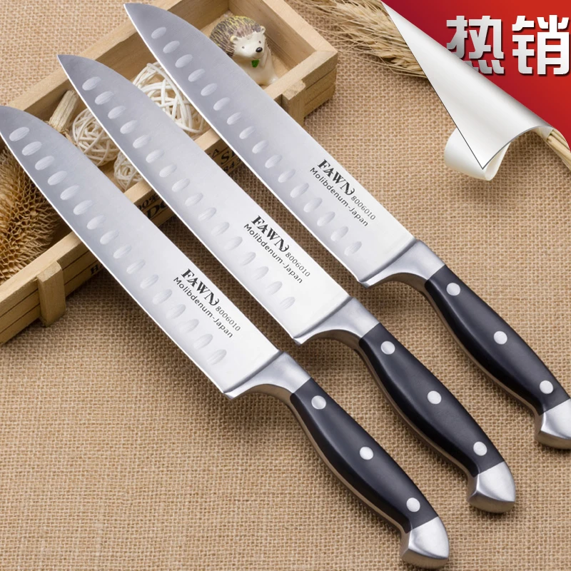  FAWN High Quality Stainless Steel Kitchen Knife Cooking Knives Cut Meat Vegetable Fruit Knife Non-s - 32662363842