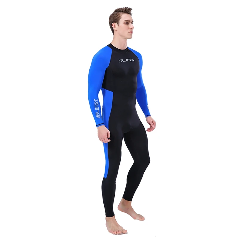 Men's Thin Sweat-absorbent And Quick-drying Swimsuit One-piece Waterproof Sunscreen Surf Diving Suit Swimsuit