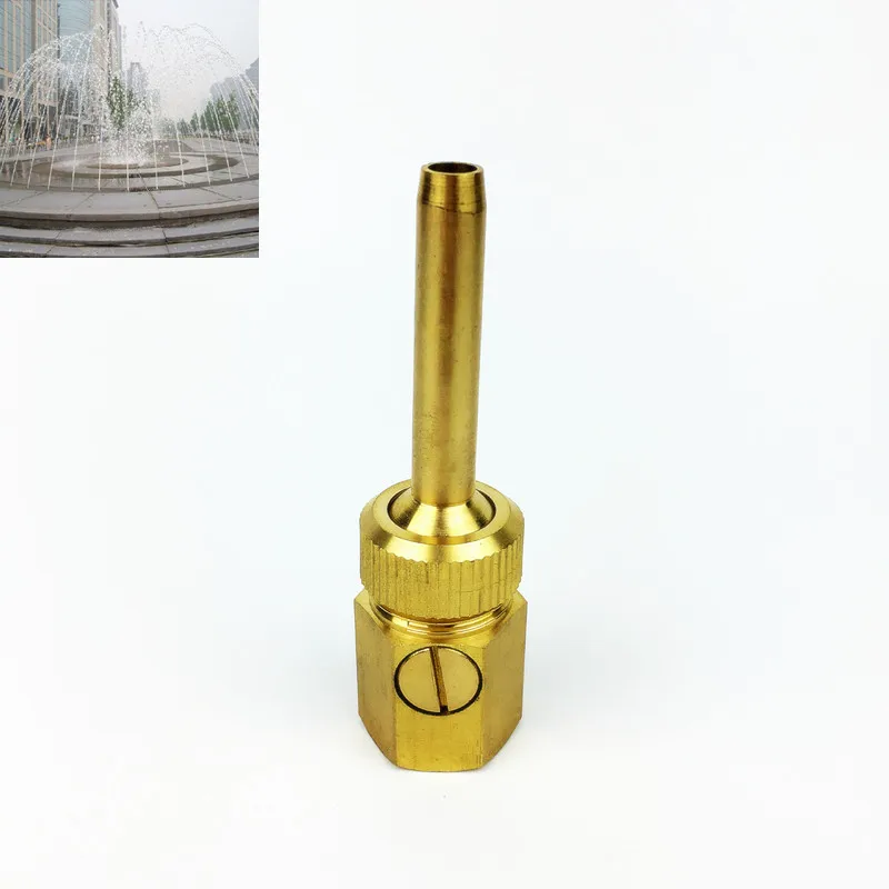 1/2'' 3/4" 1" Adjustable Valve Control Jet Straight Fountain Nozzles
