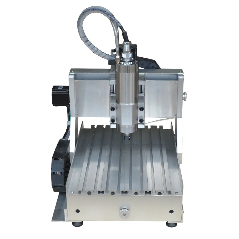 cnc router 3020Z VFD800W water cooled spindle mini milling machine with cutter collet clamp vise