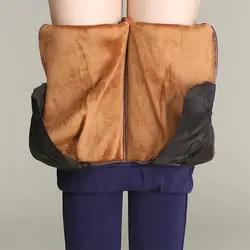 Большой размер 6XL Высокая талия стрейч шаровары 2018 зима Для женщин брюки Теплые; больших размеров толщиной золото бархатные брюки тонкие