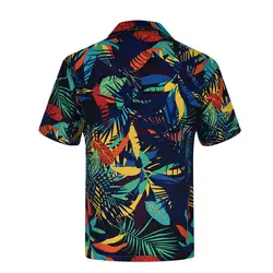 2019 летняя гавайская рубашка весенние и летние модные парные пляжные топы с короткими рукавами и персональным принтом Мужские рубашки