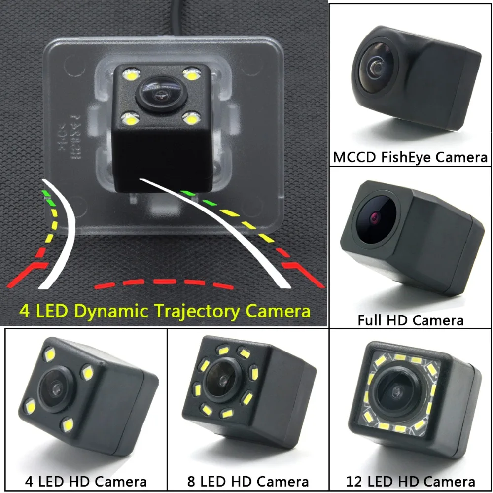

HD Dynamic Trajectory Tracks Rear View Reverse Camera for Kia Optima K5 2012 2013 2014 2015 Car Parking Backup Monitor Wireless