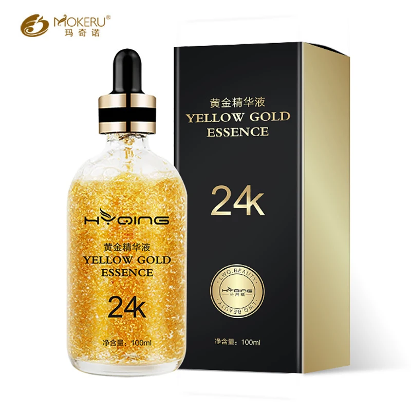 Mokeru 24 K Золотая Витаминная сыворотка анти старение уход за лицом сыворотка с гиалуроновой кислотой против морщин 24 K Золотая Сыворотка для