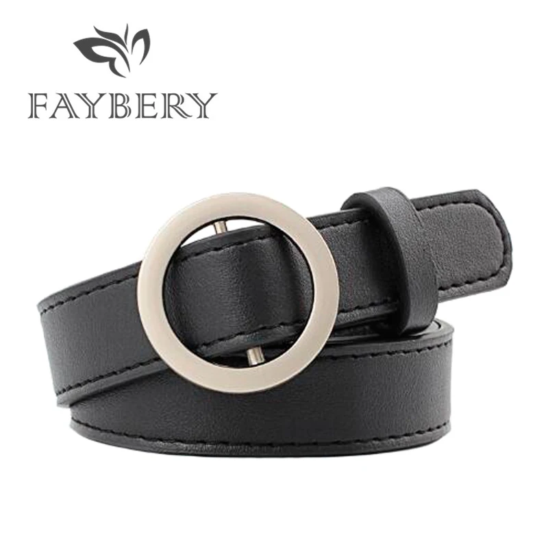Western Soft Leather Women Belts for Women Jeans Casual PU Cowgirl Belt