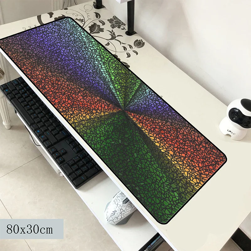 Rgb коврик для мыши большой компьютерный геймерский 800x300x3 мм эргономичный HD гаджет