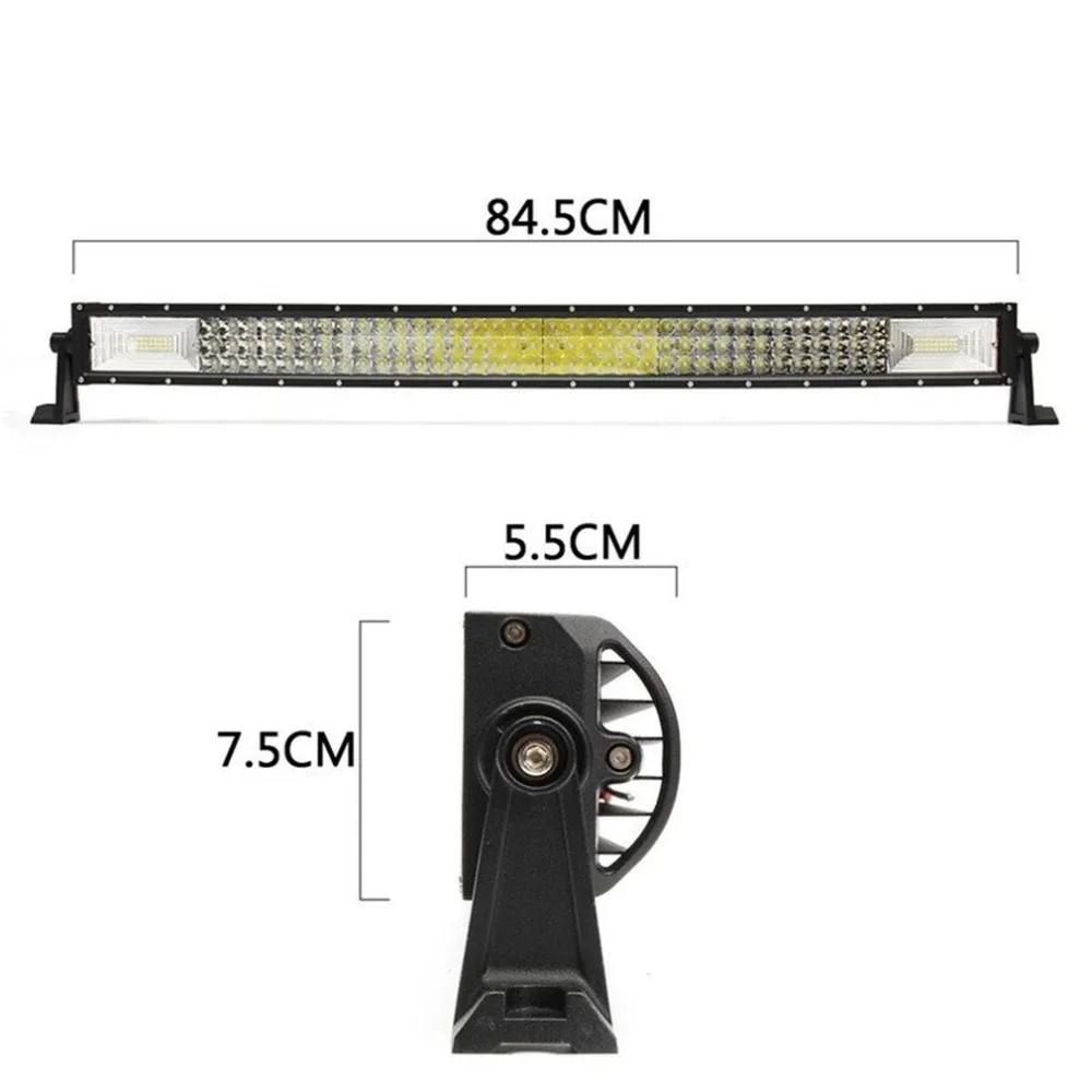 32 дюймов 162LED 486 Вт 48600LM рабочий свет противотуманная панель комбинированный внедорожный пикап фара дальнего света ATV низкое потребление