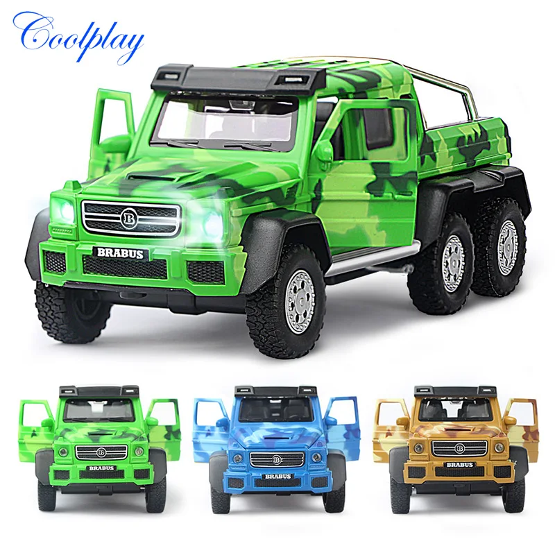 

1:32 Scales High Simulation Die-cast Vehicle Toys Benz G63 AMG Car with Light & Music & Openable Door SUV Model Car Toy for Kids