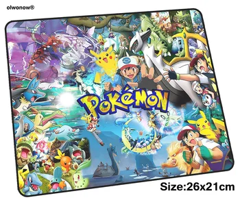 

pokemons pad mouse computador gamer mause pad 260x210x3mm padmouse Domineering mousepad ergonomic gadget Beautiful office mats