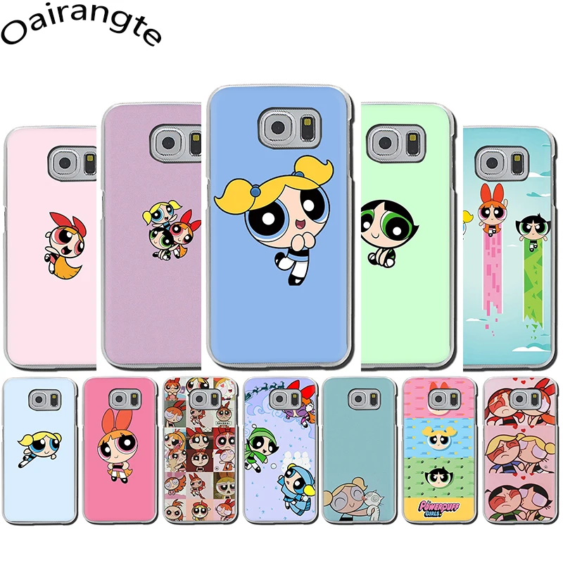

The Powerpuff Girls Hard phone case for Samsung S6 S7 Edge S8 S9 S10 Plus S10e Note 8 9 10 M10 M20 M30 M40