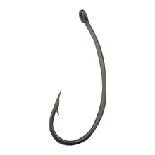 50 шт. Матовый Черный Тефлон покрытием Карп крючки, отложной стиль, микро колючей, различные размеры для рыбалка на Карпов