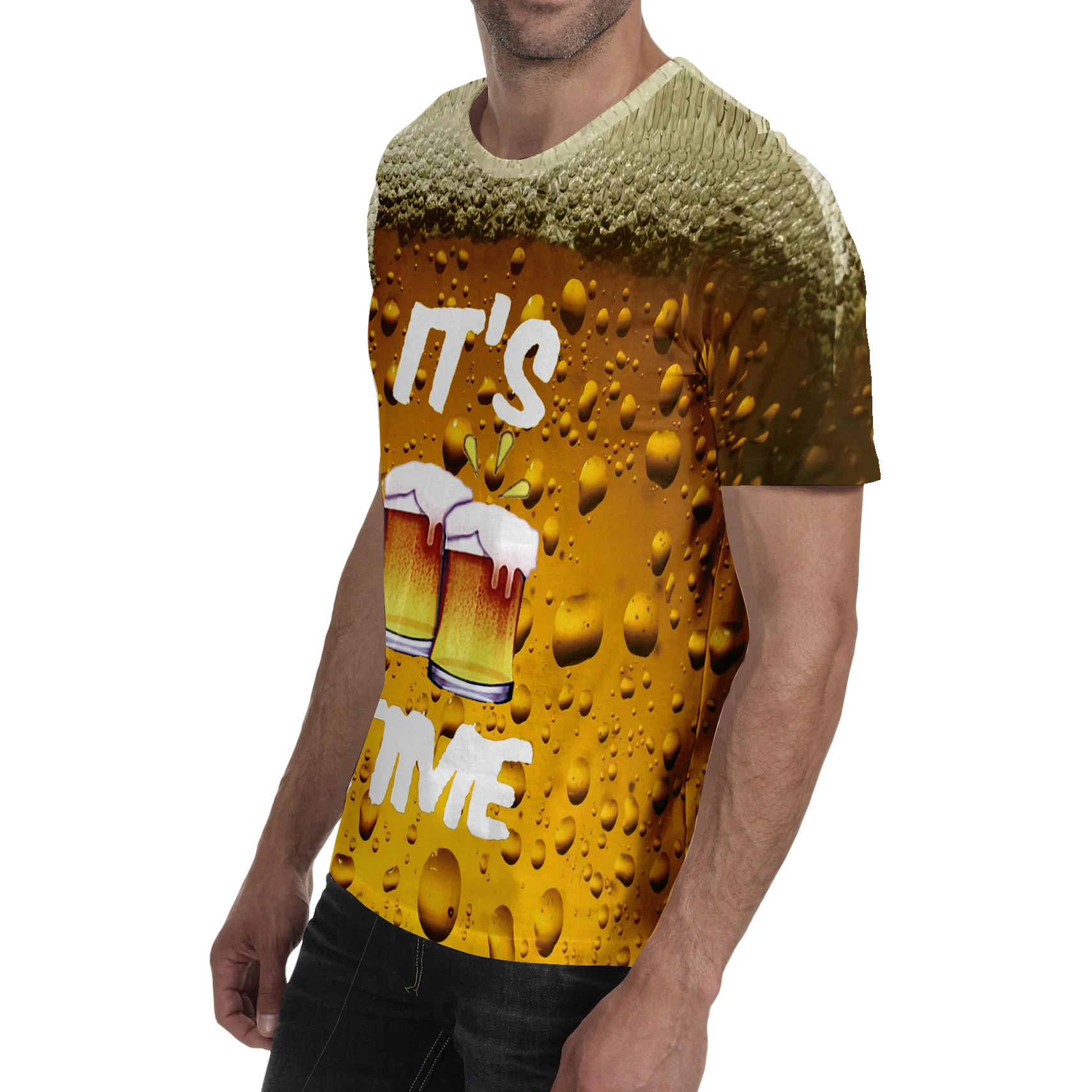 Men Clothes 2019 New Beer Bubble 3D Printed T Shirt Personality Men Tee Shirt Men Clothes 2019 New Beer Bubble 3D Printed T Shirt Personality Men Tee Shirt