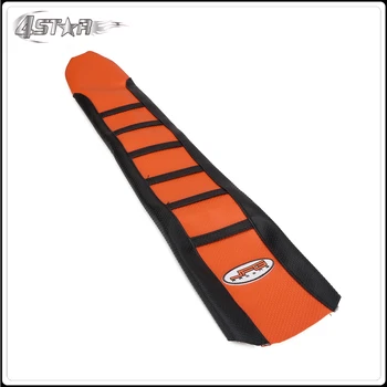 

Motorcycle Motocross Ribbed Gripper Seat Cover For KTM SX SXF EXC XCW 85 105 125 150 200 250 300 350 450 500 525 Dirt Bike