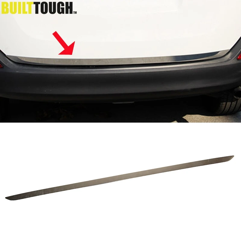 

For Toyota Rav4 2013 2014 2015 Chrome Rear Trunk Lid Boot Back Tailgate Door Molding Edge Cover Trim Garnish Strip Car Styling