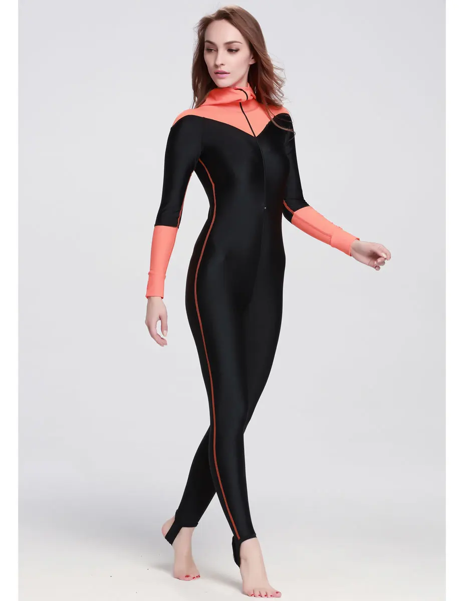 Women's Lycra Dive Skin Nylon/Lycra Spandex Dive Suit Scuba Snorkel