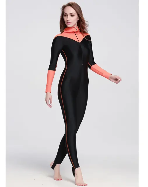 Women's Lycra Dive Skin Nylon/Lycra Spandex Dive Suit Scuba Snorkel