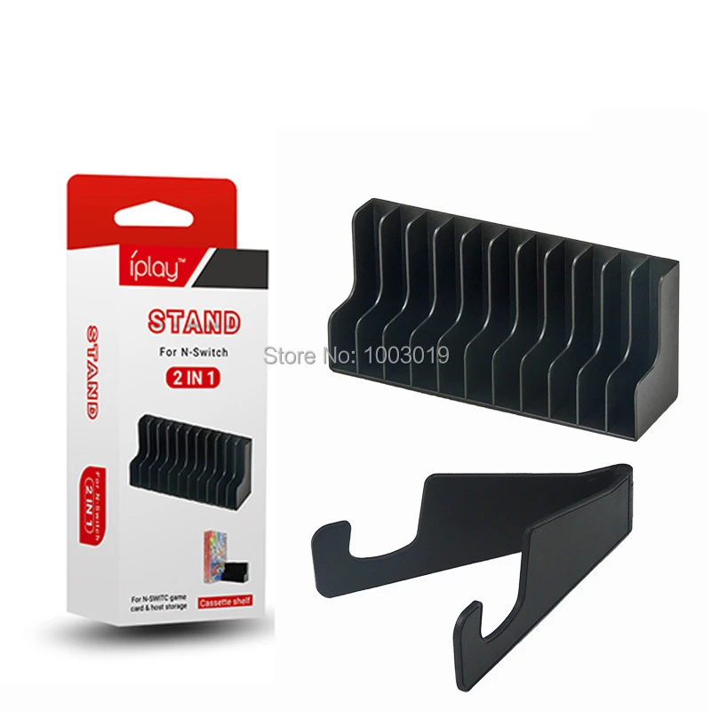 

2 in 1 Game Card Box Storage Stand For Nintendo Switch CD Disk Holder Support Nintend Switch Console Controller Accessories