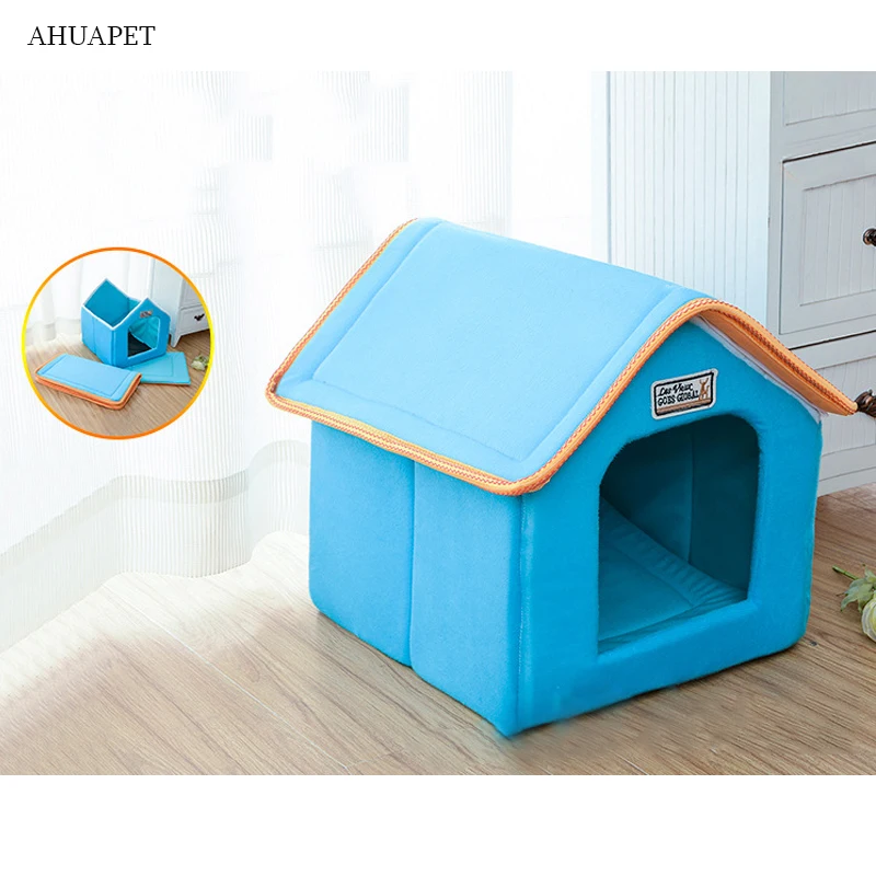 

AHUAPET Princess Puppy Bed Pet Cat Bed House Mat Cat Litter House For Cat Dog Bedding Detachable House Warm And Cozy Cat Bed E