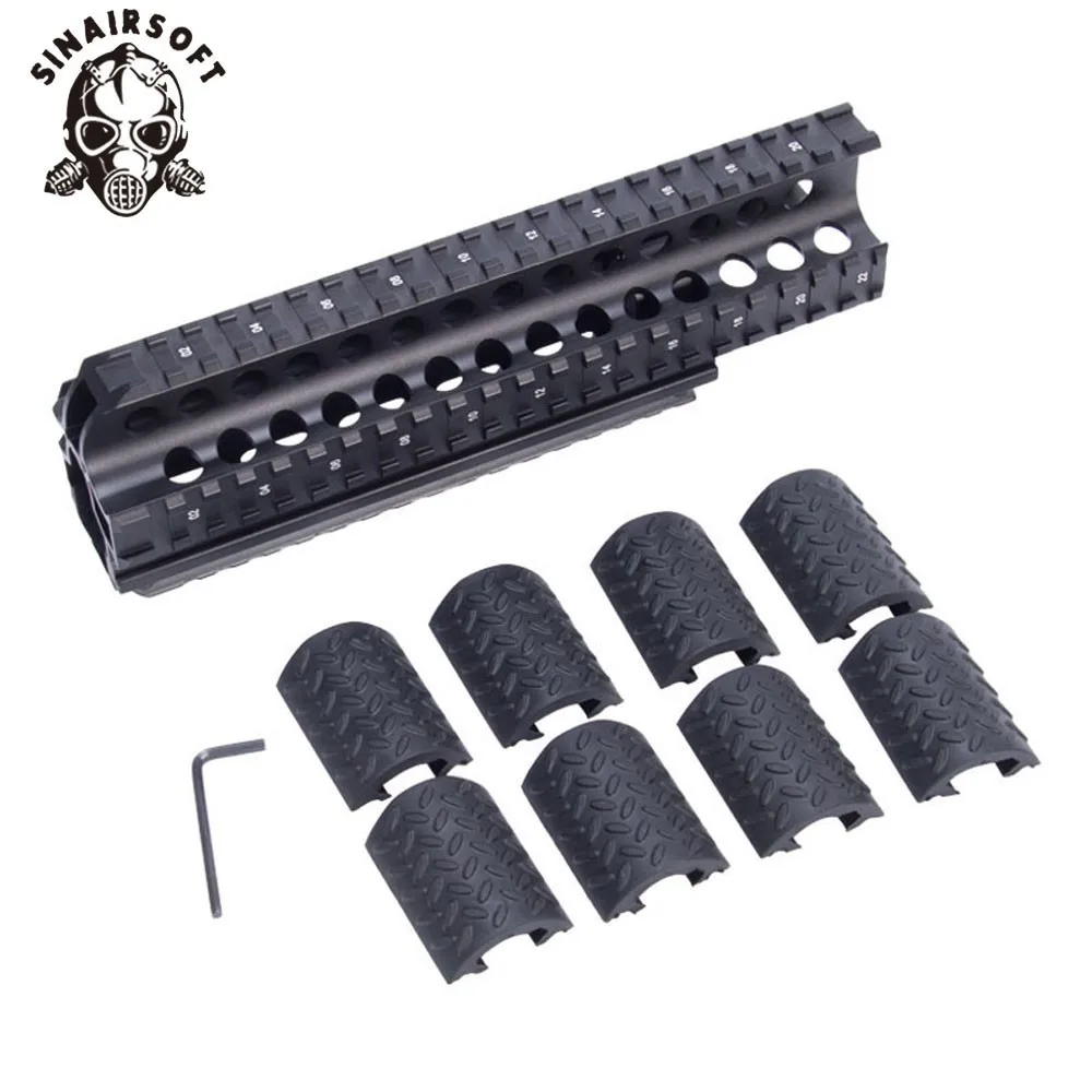 SINAIFSOFT AKs Saiga 7 62x39 тактическая четырехнаправляющая с 8 шт. накладок на планку для