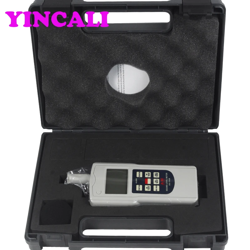 US $169.20 High Accuracy Sound Level Meter AS156B Auto Range Selection For Testing Sound Noise with Decibel Monitoring Indicator Tester