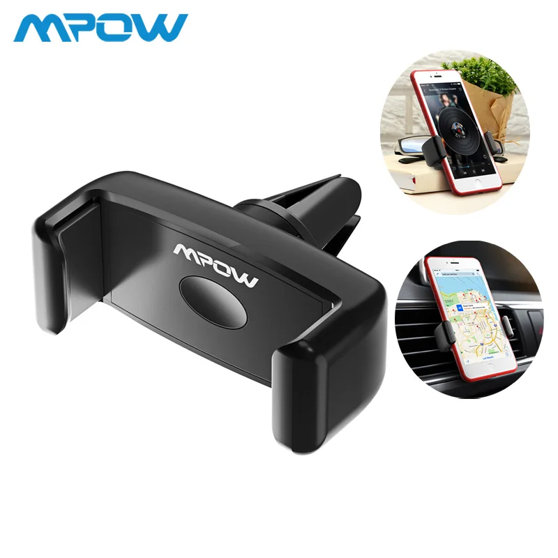 

MCM14 Mpow Car Air Vent Mount Phone Holder Desk Stand Kickstand Portable 360 Rotation Car Mount Universal For iPhone Xs Xr 8 7 6