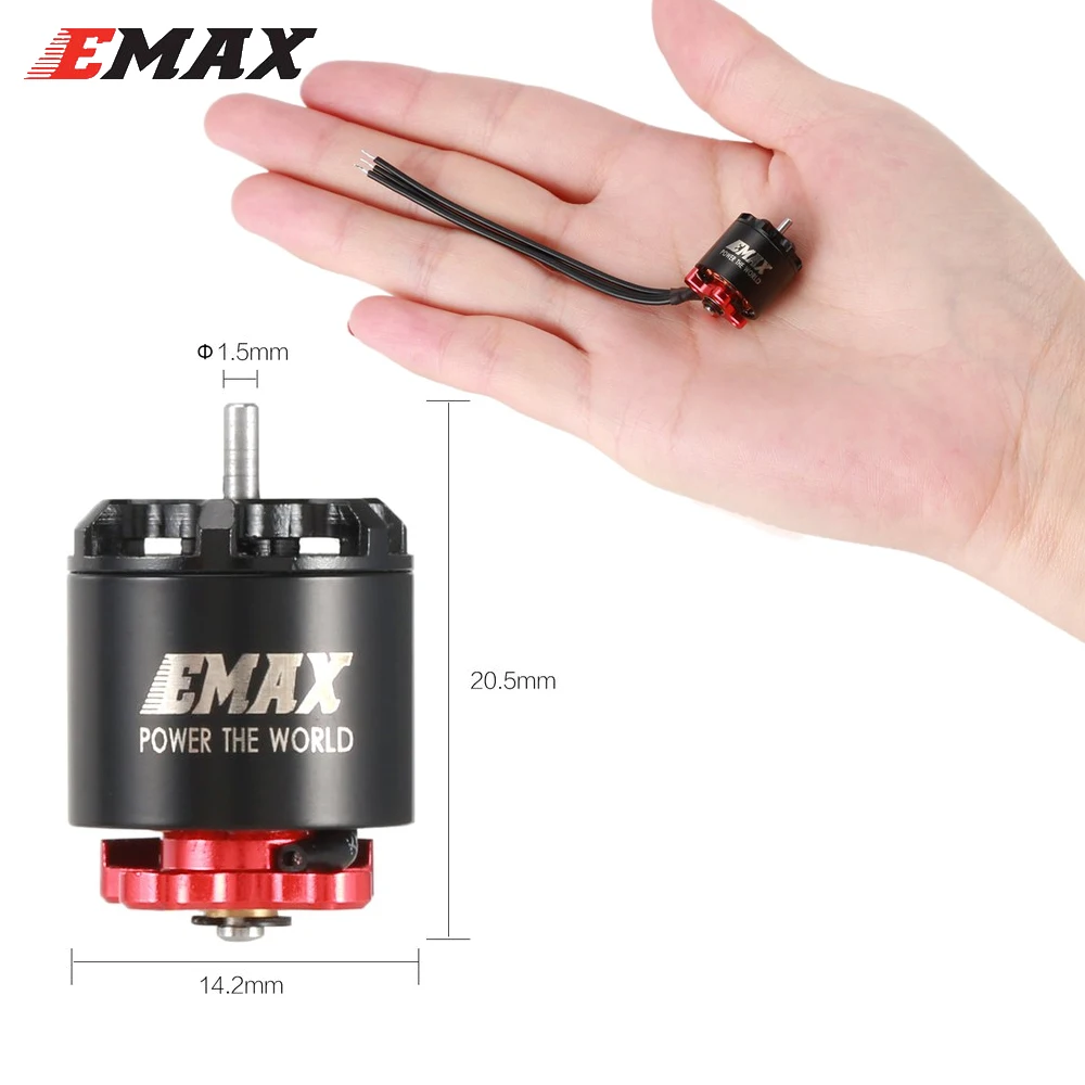 Радиоуправляемый двигатель Emax RS1108 4500KV/5200KV/6000KV гоночный для радиоуправляемого