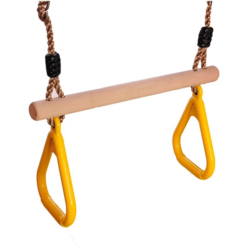 BOHS Màu Xanh và Màu Vàng Chiếc Nhẫn Bay Đu cho Trẻ Em & Người Lớn Pull-Up Kéo Lên Chinning Cơ Bắp Đồ Chơi Thể Thao Thiết Bị Thể Thao