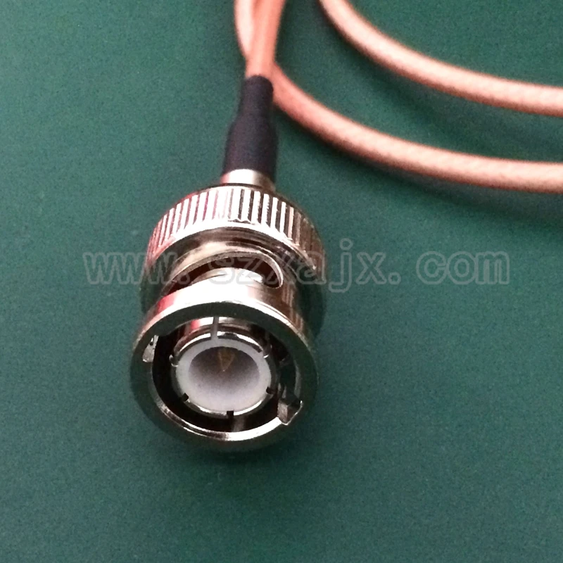 jx conector macho de conexao com conector macho para bnc sensor aceleracao cabos 04