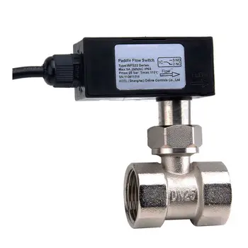 

1" L Baffle-type Flow Switch Water Flow Switch target flow Controller
