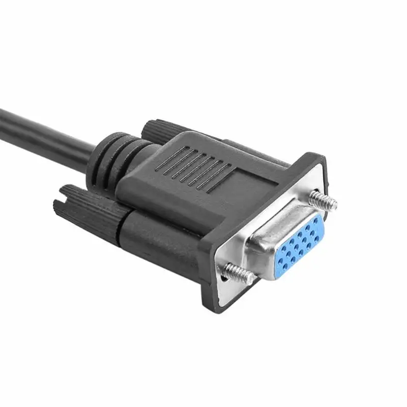 1 Male to 2 Female VGA Splitter Cable 2 Way Monitor Dual Video Graphic LCD Y Splitter Cable vga cable,vga cable adapter
