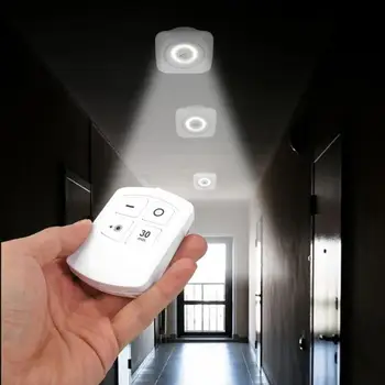 

3pcs LED Night Light Bedroom Bedside Lamp Indoor Lighting w/Remote Control
