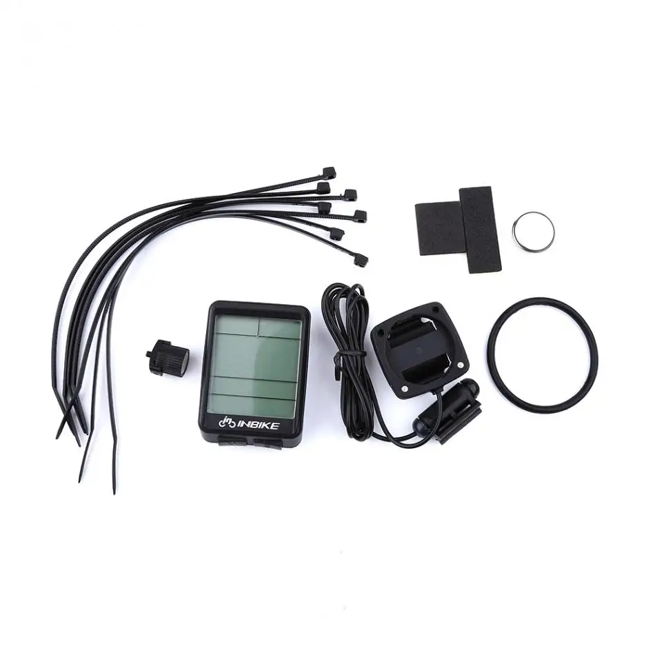 INBIKE Rainproof Bicycle Computer Wireless MTB Bike Cycling Waterproof Odometer Stopwatch Speedometer Watch LED Digital Rate