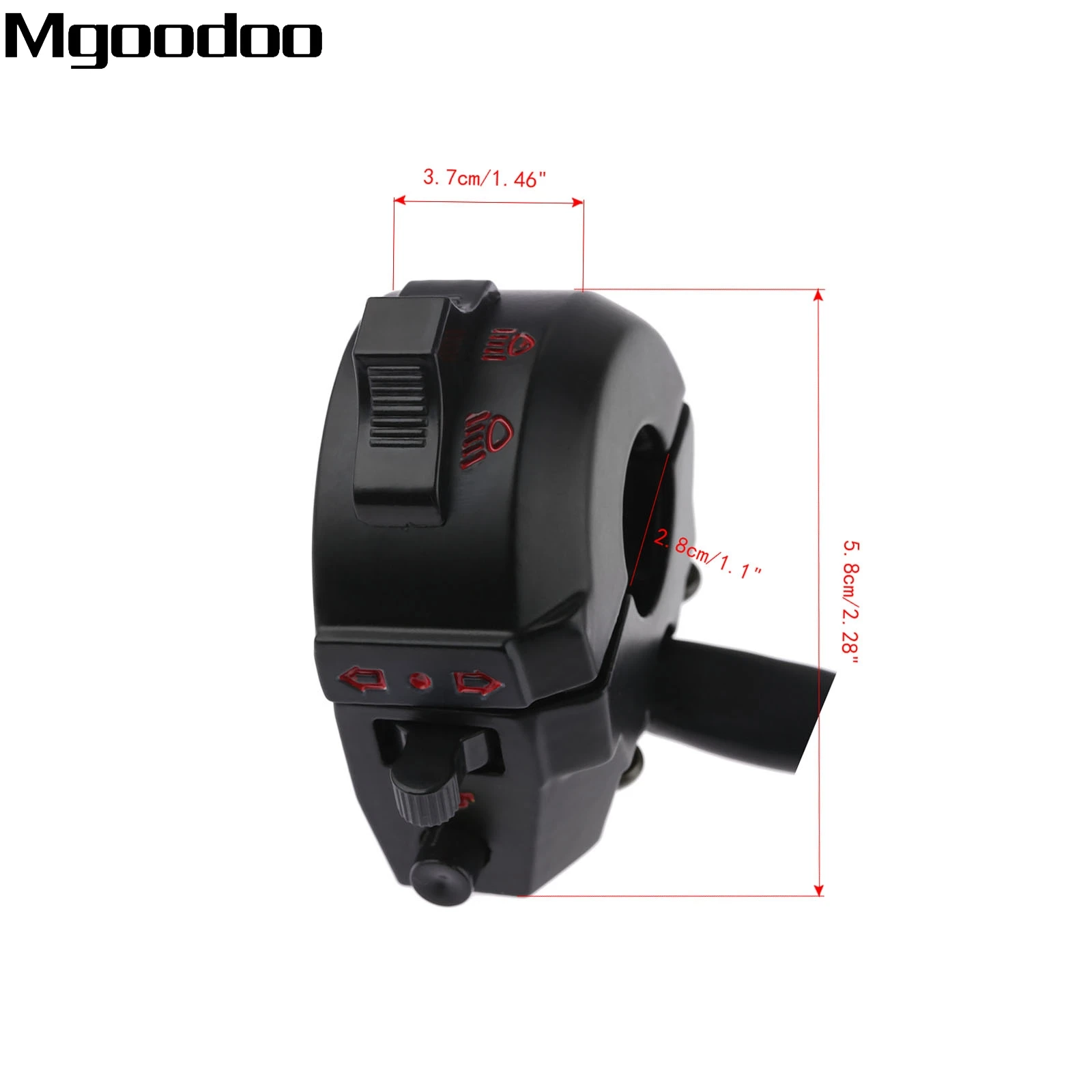 Ceny Nowy motocykl ATV 22mm kierownica z lewej prawej stronie sterowania przełącznik wysokiej niskiej belki światła kierunkowskazów Horn przełącznik 7 8 \