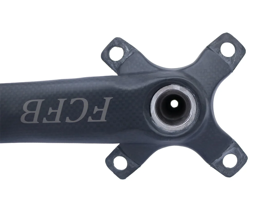 2017 FCFB 3K матовая углеродная рукоятка Кривошип горного велосипеда BCD104mm MTB