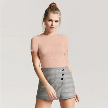 

Sweater Female Spring Knitted Pullover Jumper Short Sleeve Solid Slim Clothes For Ladies Causal Spring Sweaters Women Jumper