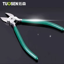 TUOSEN " дюймовые пластиковые щипцы кусачки из CR-V стали, ювелирные изделия, электрические кусачки для кабеля, режущие ручные инструменты, Инструмент электрика