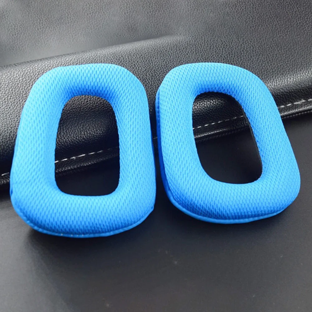 

1 Pair Headphones Cushion Replacement Cover Mesh Fabric Sponge Women Men Parts Accessories Ear Pads For Logitech G35 G930 G430