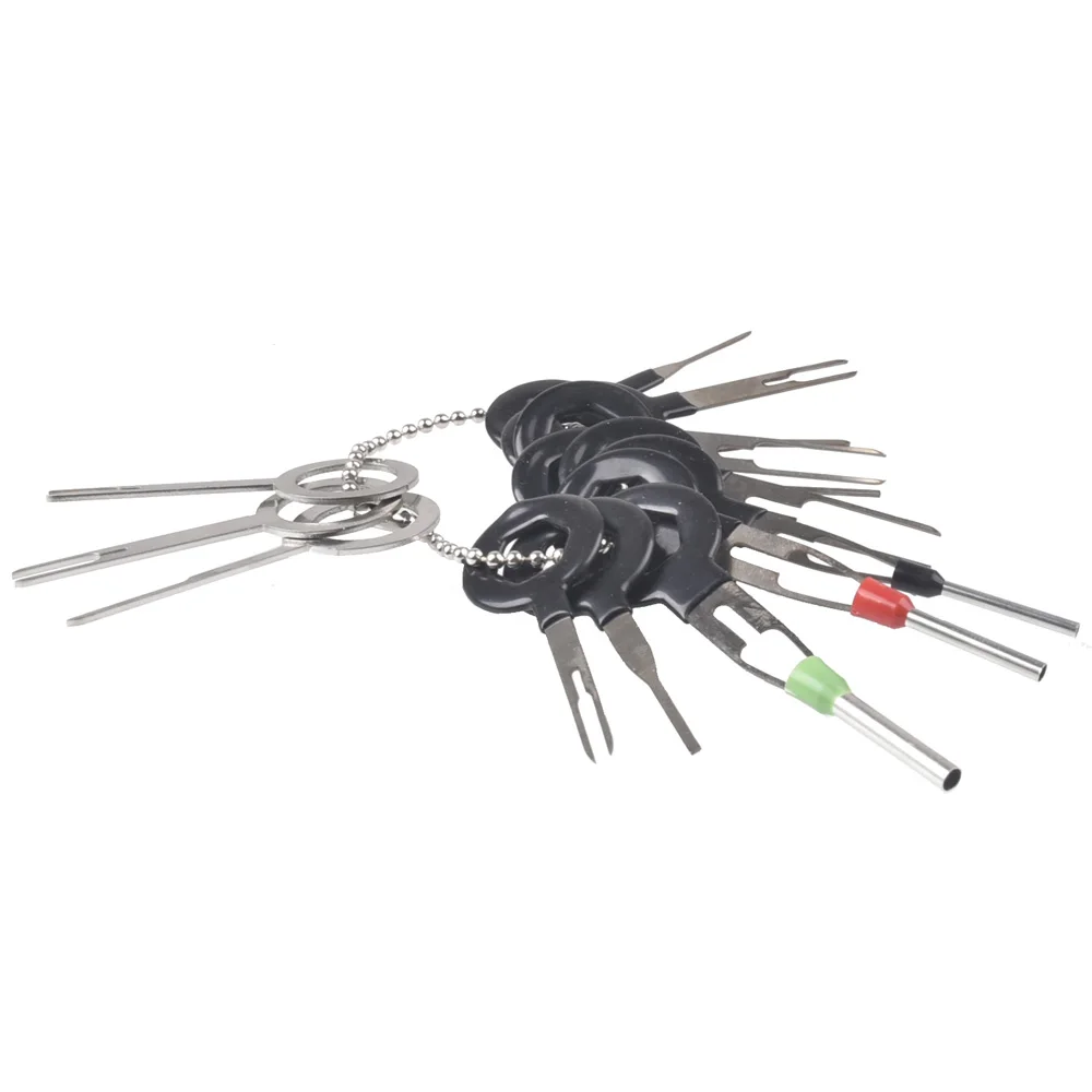 14 шт./лот Авто Удалить Tool Kit Plug печатная плата провода жгут терминал извлечения соединитель обжимной булавки сзади иглы