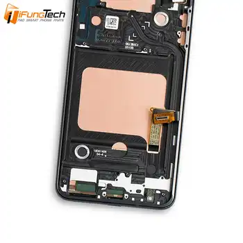 100% Tested 6.0'' For LG V35 ThinQ LCD Display Touch Screen Digitizer Assembly With Frame For LG V30+ V30 Plus LCD Free Shipping