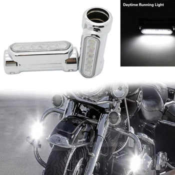 

Motorcycle Highway Crash Bar Light Switchback Driving Light 12 LED for Harley Touring Models